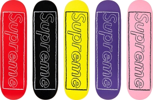 KAWS Chalk Logo Skateboard