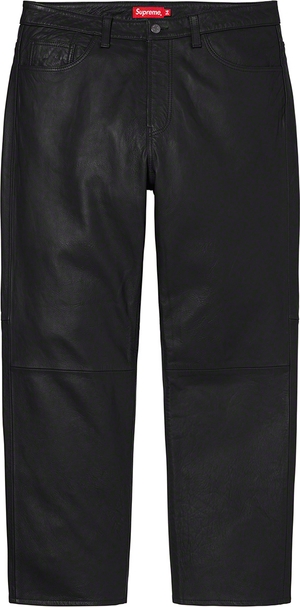 Leather 5-Pocket Jean