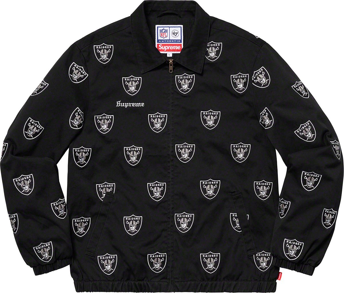 Supreme®/NFL/Raiders/'47 Embroidered Harrington Jacket - Spring