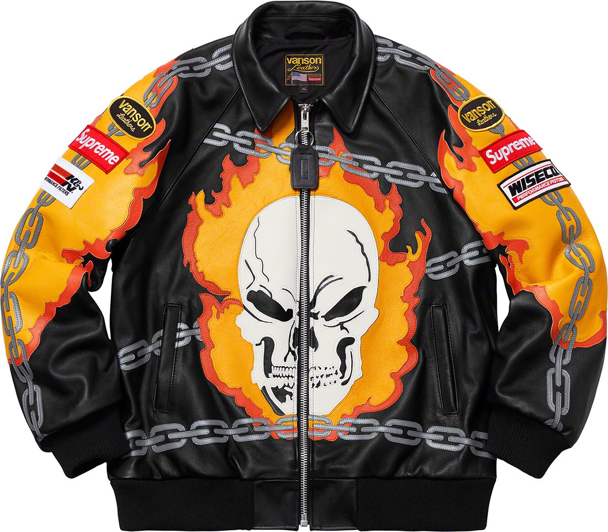 Ghost Rider Leather Jacket with Spikes and Skull For Men | Harley davidson  merchandise, Ghost rider, Leather jacket