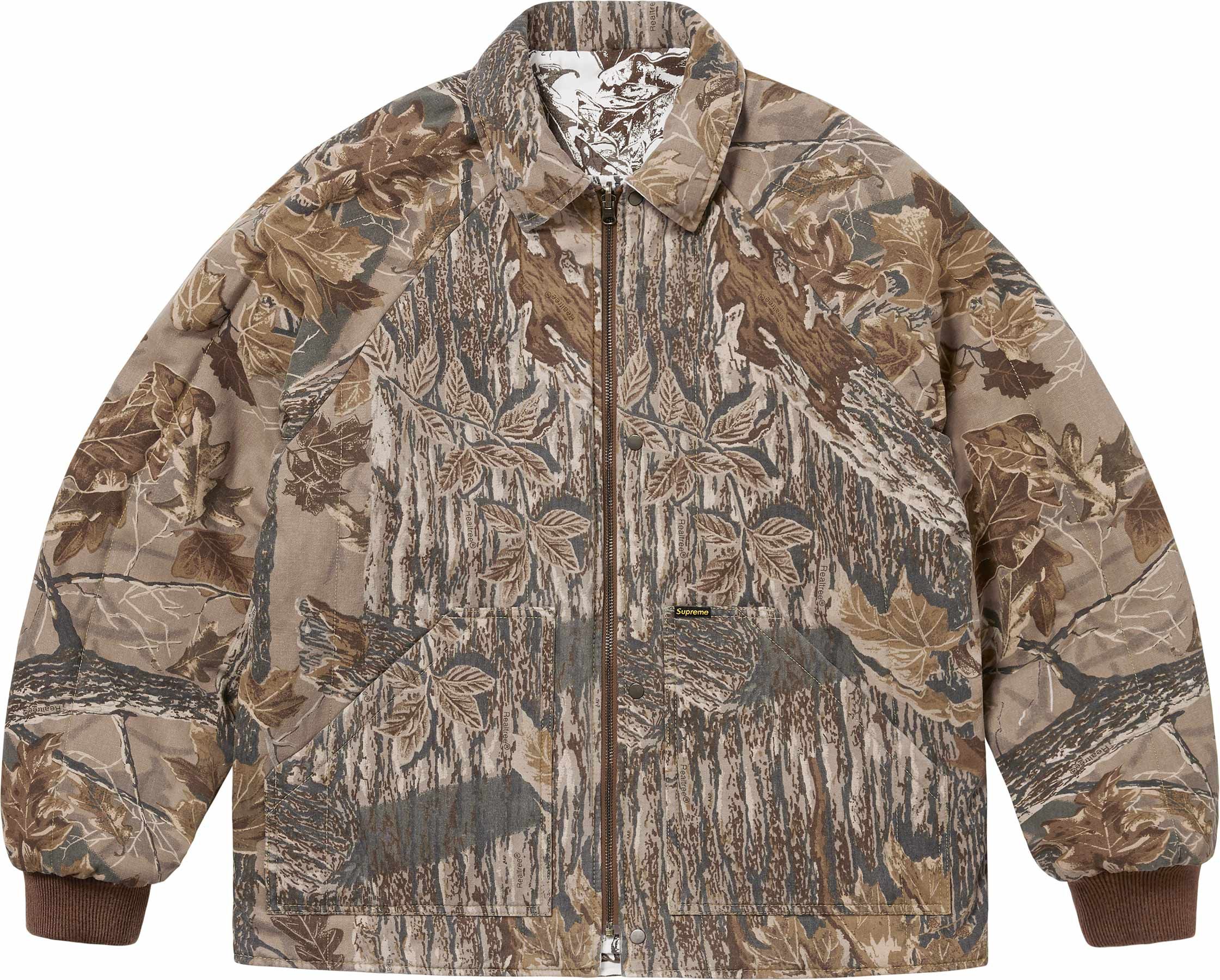 Supreme RealTree Reversible Quilted Workよろしくお願い致します