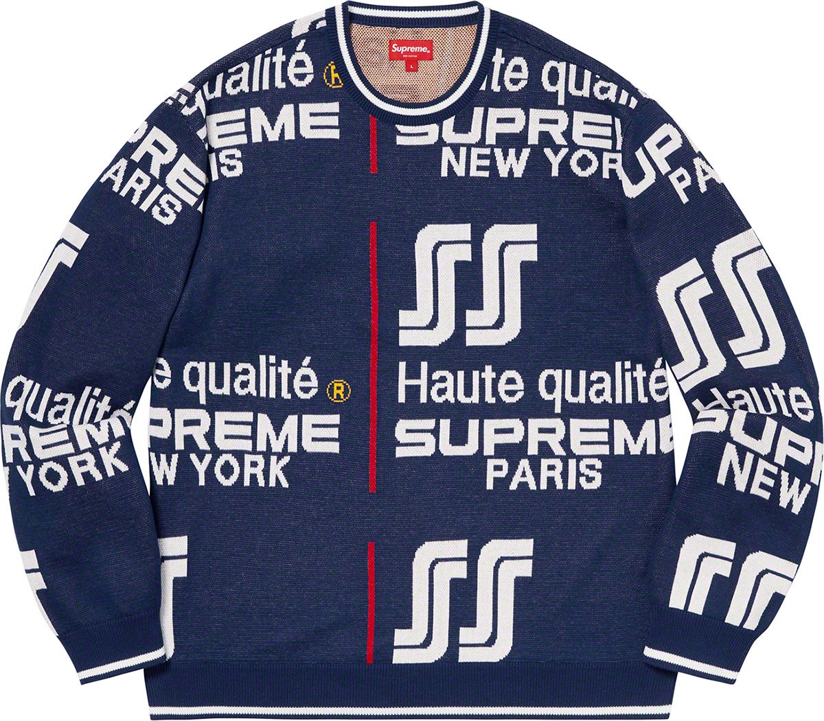 Back Logo Sweater - Spring/Summer 2020 Preview – Supreme