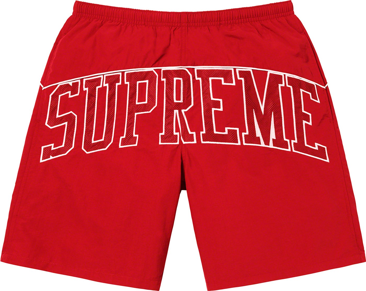 Supreme Letter Printed Shorts - Red – vnderwick