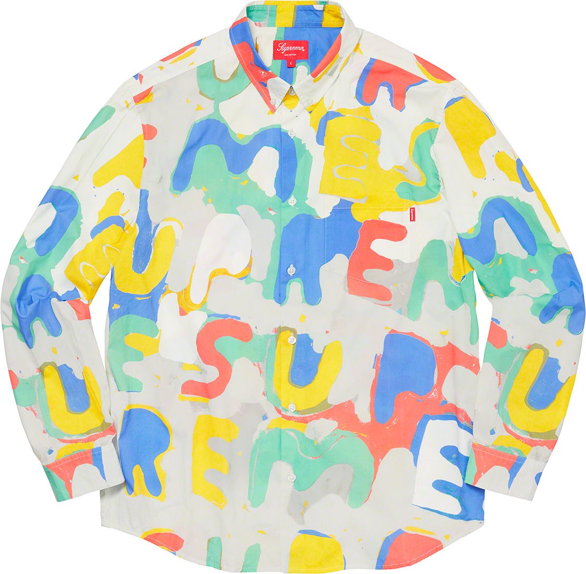 Jacquard Logos Denim Shirt - Spring/Summer 2020 Preview – Supreme