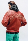 Leather Varsity Jacket, Gonz Embroidered Map Hooded Sweatshirt, Arc Logo Chino Pant image 7/30