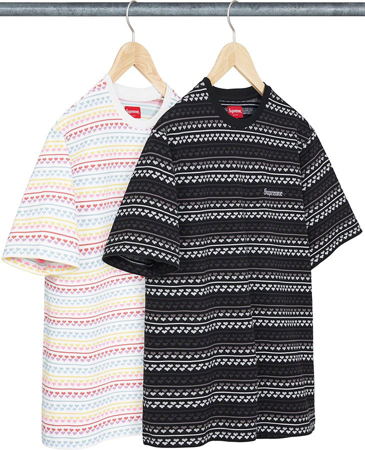 Hearts Jacquard S/S Top - Spring/Summer 2022 Preview – Supreme