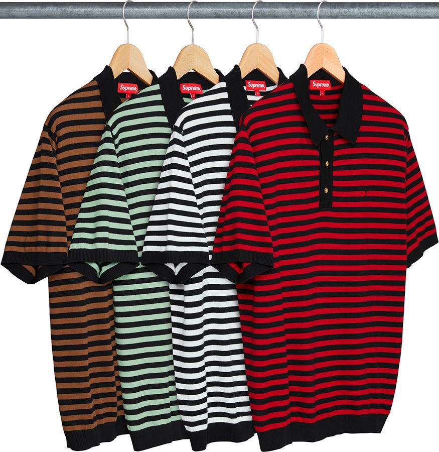 Dashes Zip Up Knit Polo - Spring/Summer 2018 Preview – Supreme