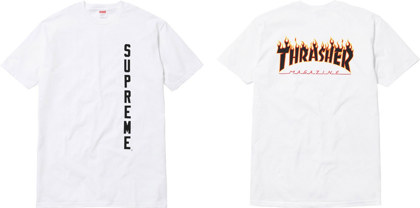 Logo Tee 
All cotton classic Supreme t-shirt. (14/18)