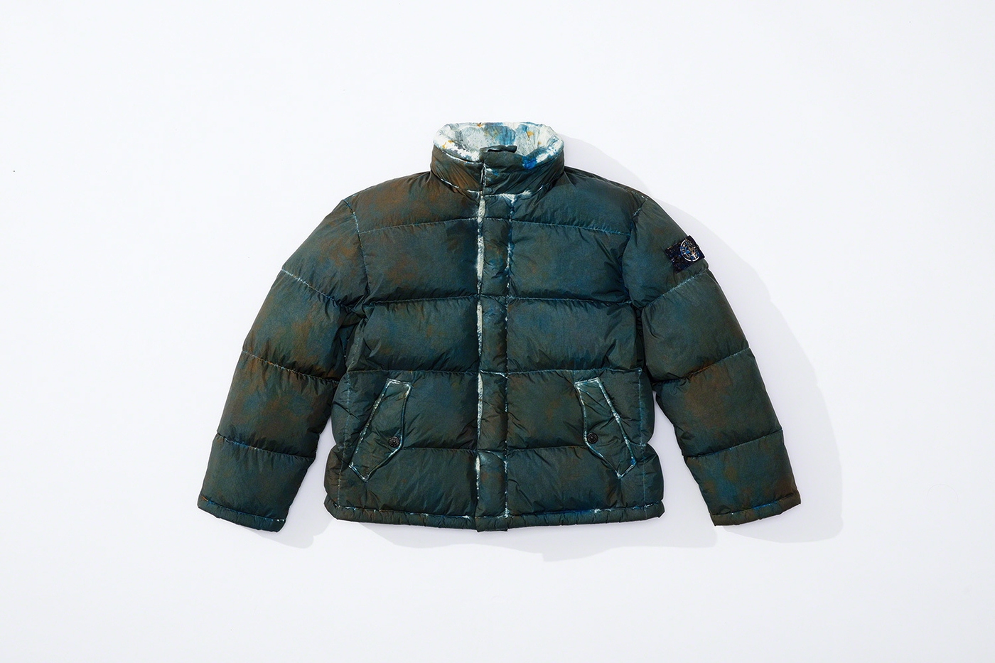 Painted Camo Crinkle Down Jacket (26/69)