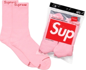 Supreme®/Hanes® Crew Socks (4 Pack)