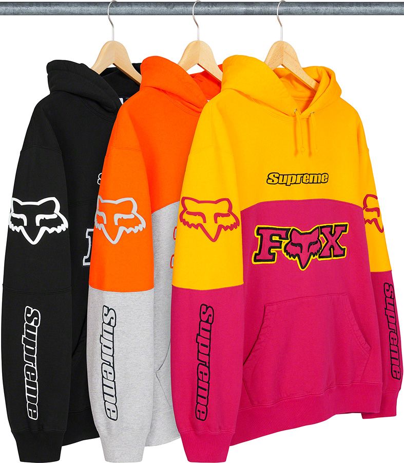 Supreme®/Fox® Racing Hooded Sweatshirt - Fall/Winter 2020 Preview 