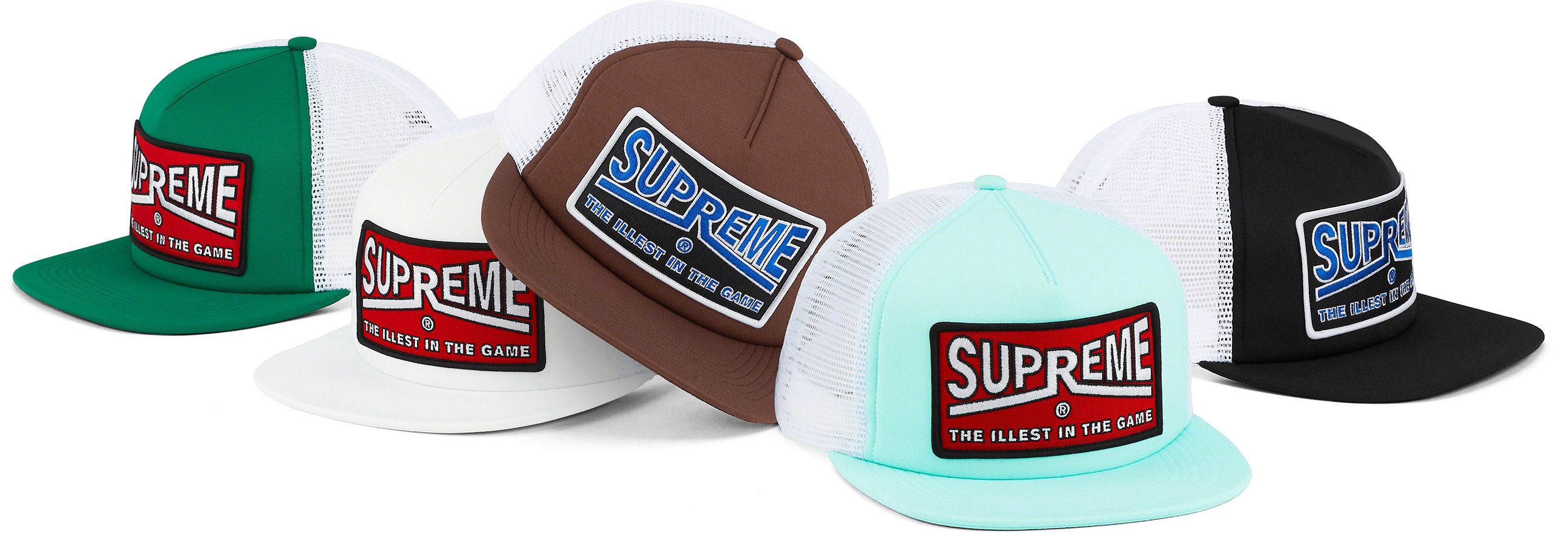 全国激安新品 22ss Supreme ILLest Mesh Back 5-Panel 帽子