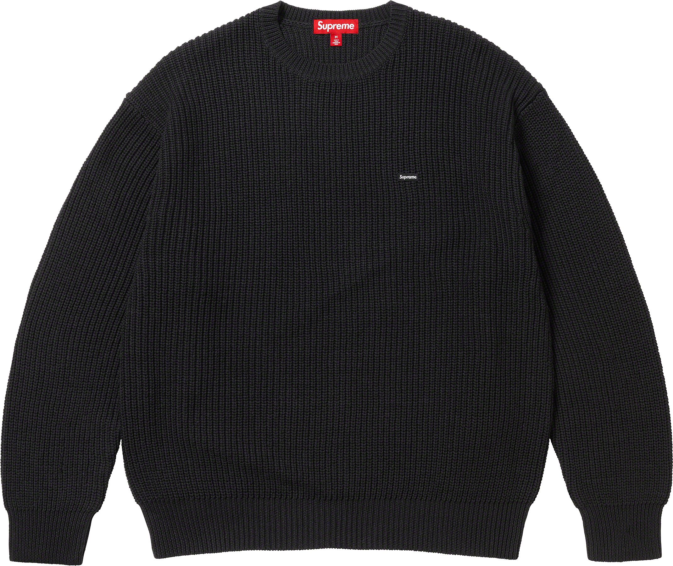 トップスSupreme Small Box Ribbed Sweater Tan L