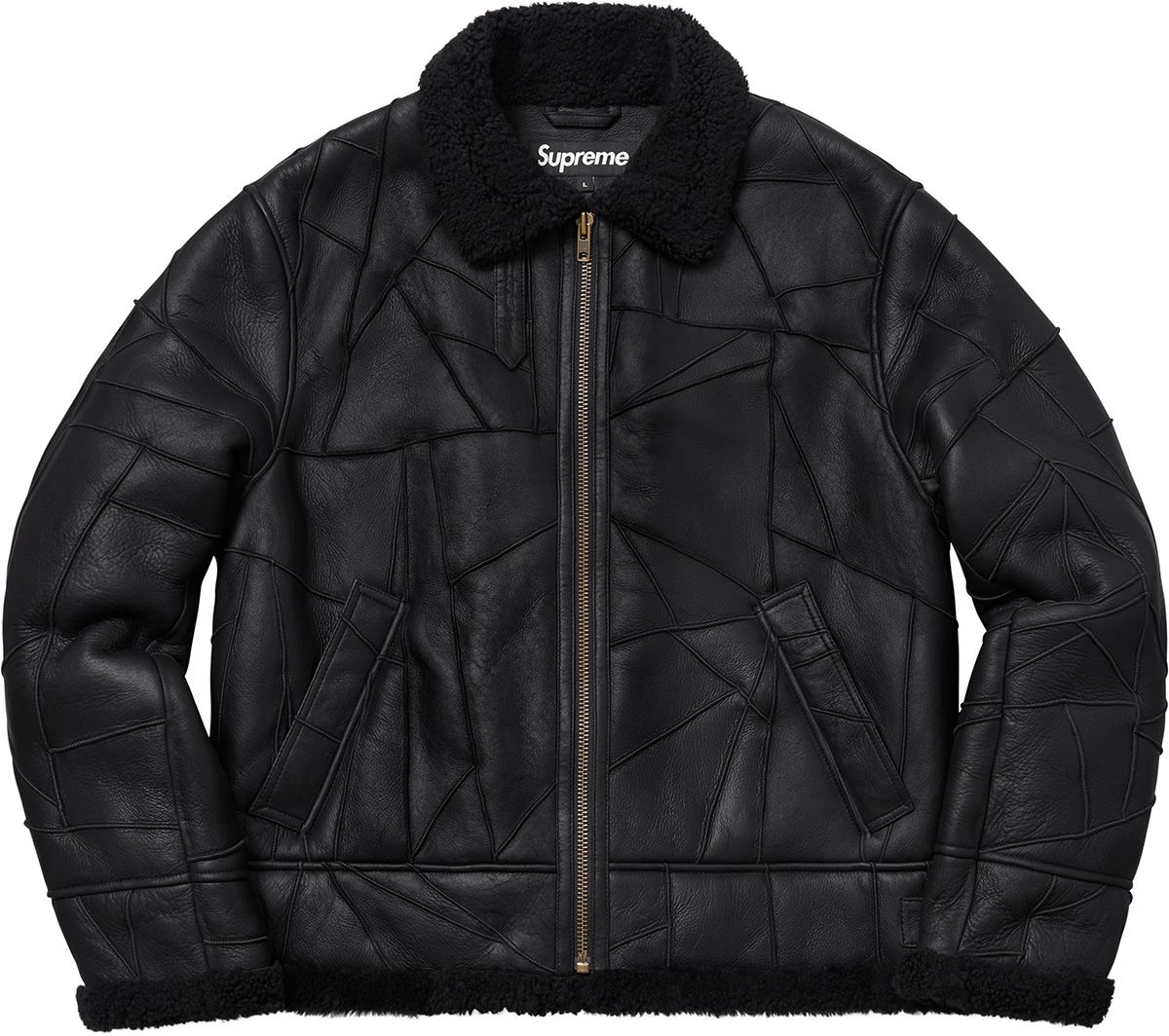 Patchwork Shearling B-3 Jacket - Fall/Winter 2018 Preview – Supreme