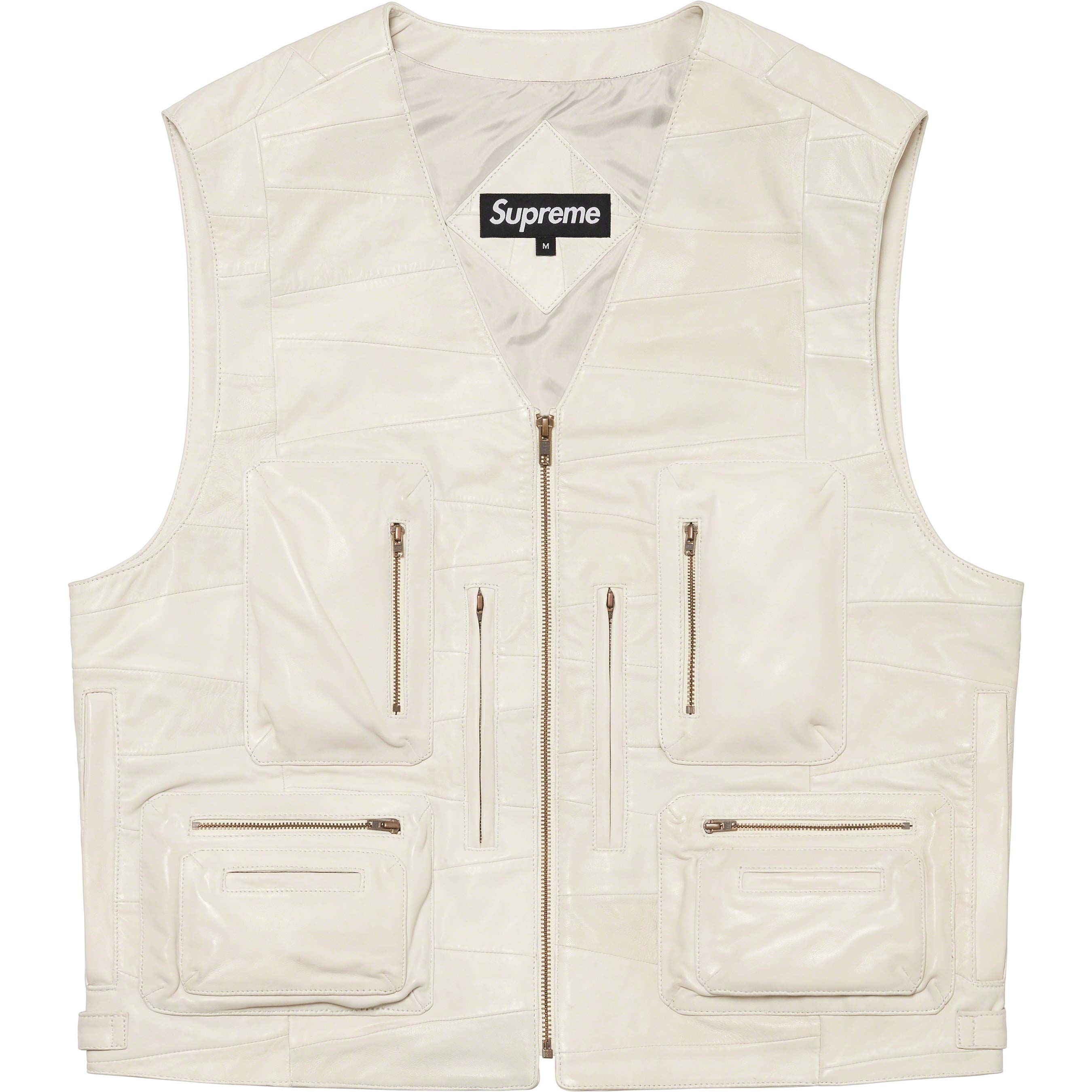 Patchwork Leather Cargo Vest - Spring/Summer 2023 Preview – Supreme