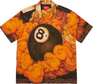 Martin Wong/Supreme 8-Ball Rayon S/S Shirt