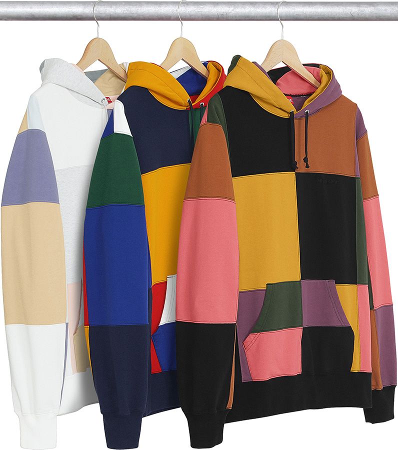 Patchwork Hooded Sweatshirt - Fall/Winter 2017 Preview – Supreme