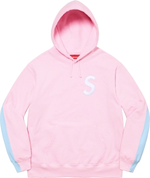 S Logo Split Hooded Sweatshirt