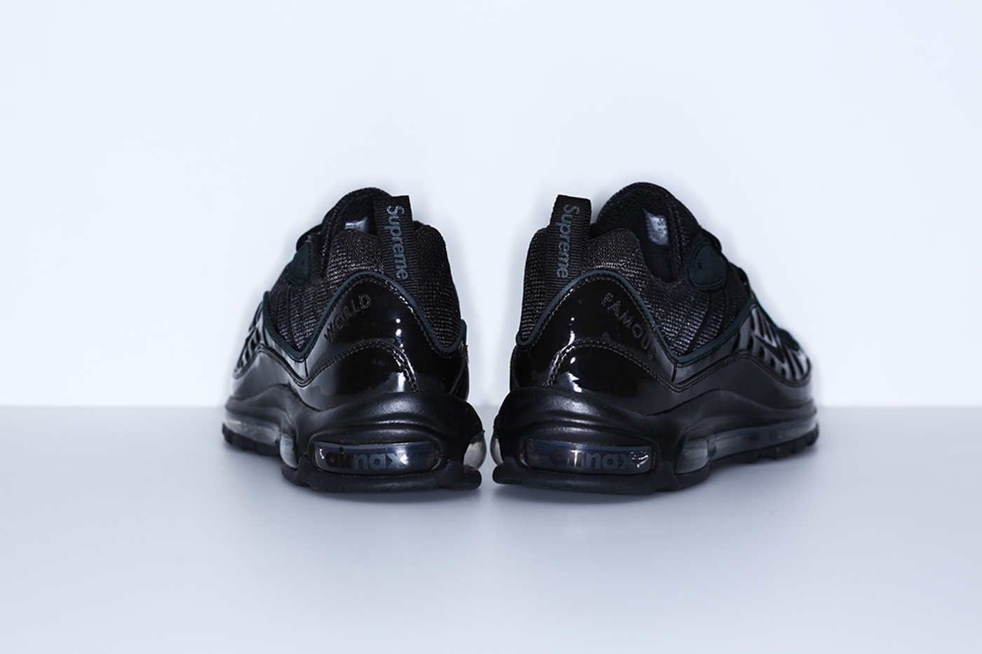 Black Patent Leather Air Max 98 (14/15)