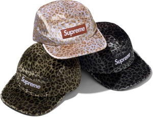 Leopard Velvet Camp Cap