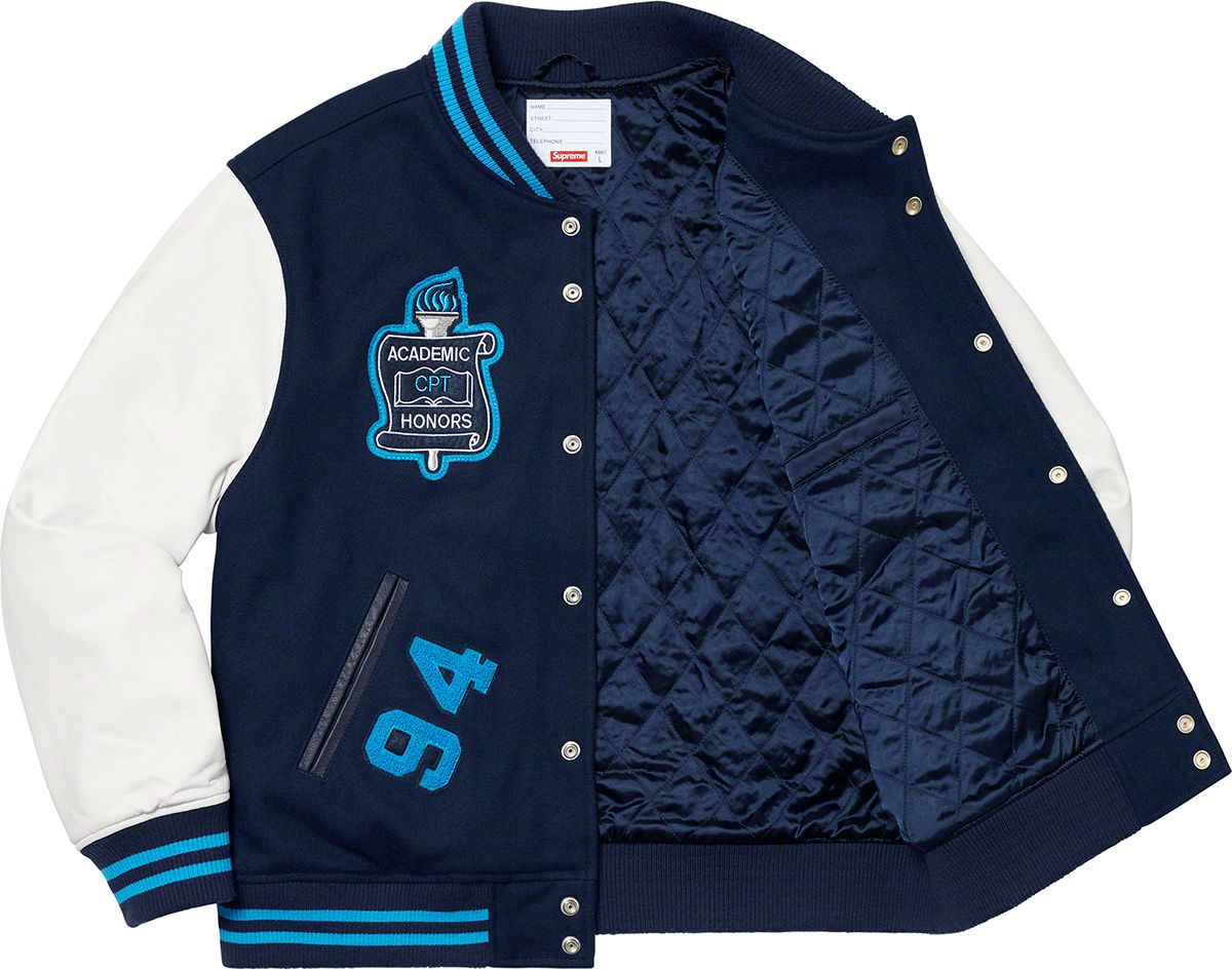 Team Varsity Jacket - Fall/Winter 2019 Preview – Supreme