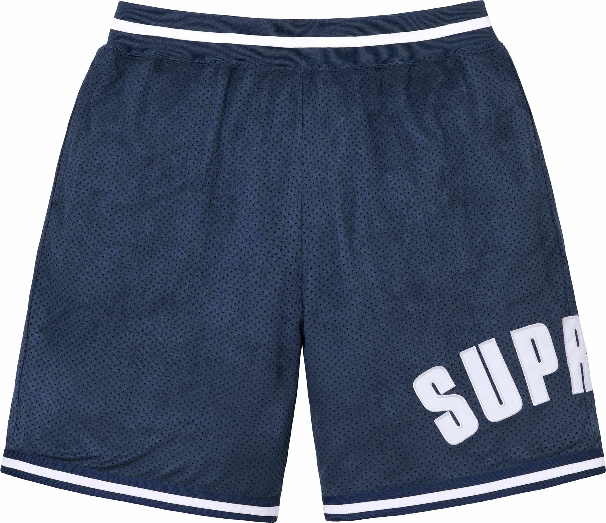 Supreme Camo Basketball Short Blue