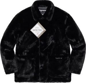 2-Tone Faux Fur Shop Coat