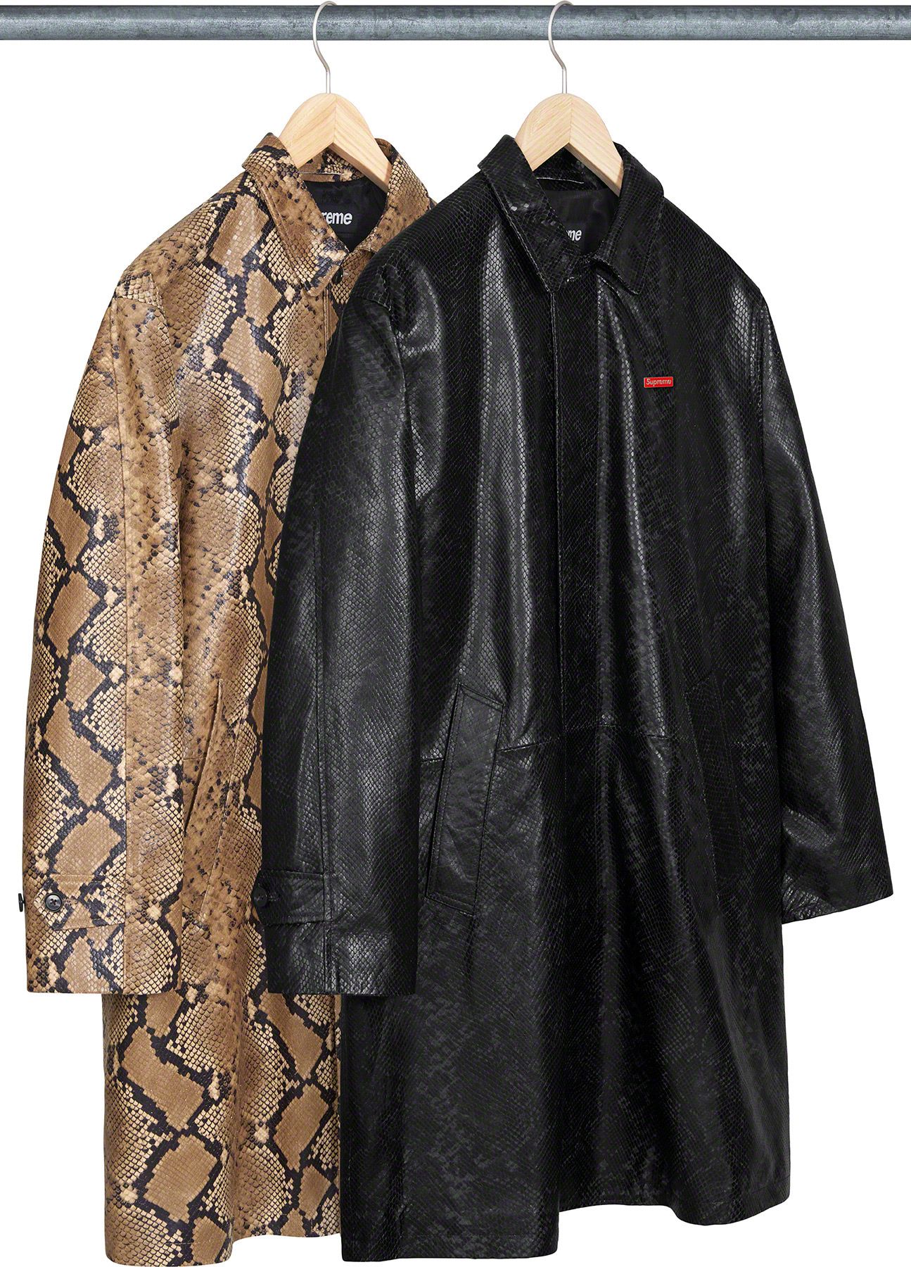 Leather Snake Trench Coat - Spring/Summer 2023 Preview – Supreme