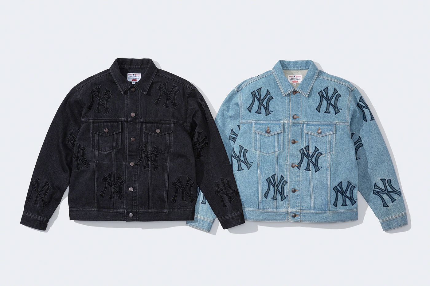 Denim Trucker Jacket. Official Yankees™ merchandise made exclusively for Supreme. (17/36)