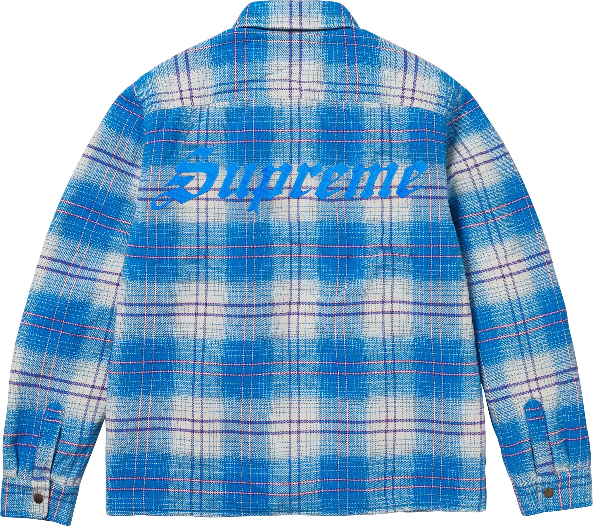 大人気新作 Shirt Snap Flannel Lined 23aw Supreme Size-L ラインド ...