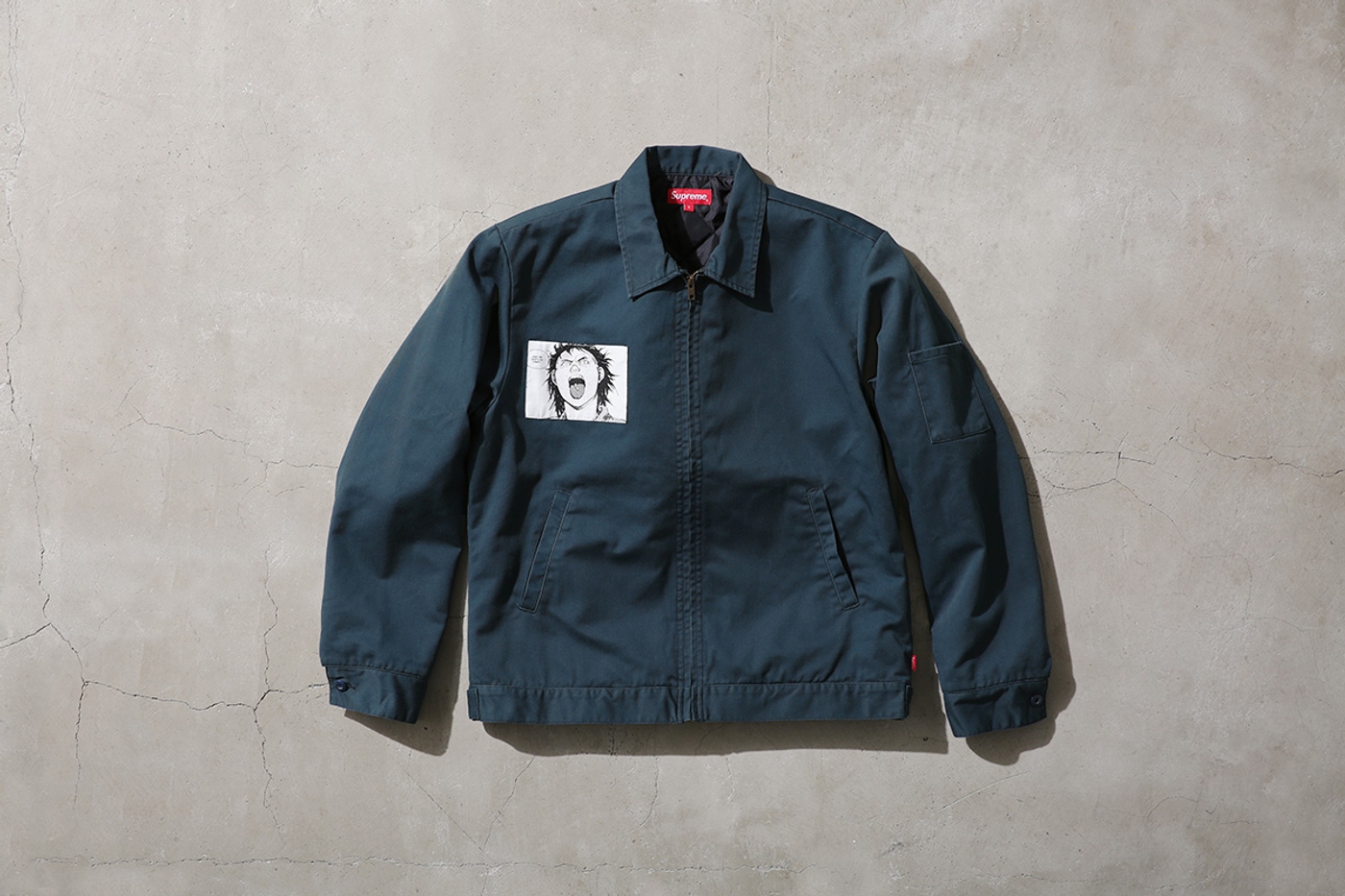 Work Jacket with woven patches. (13/40)