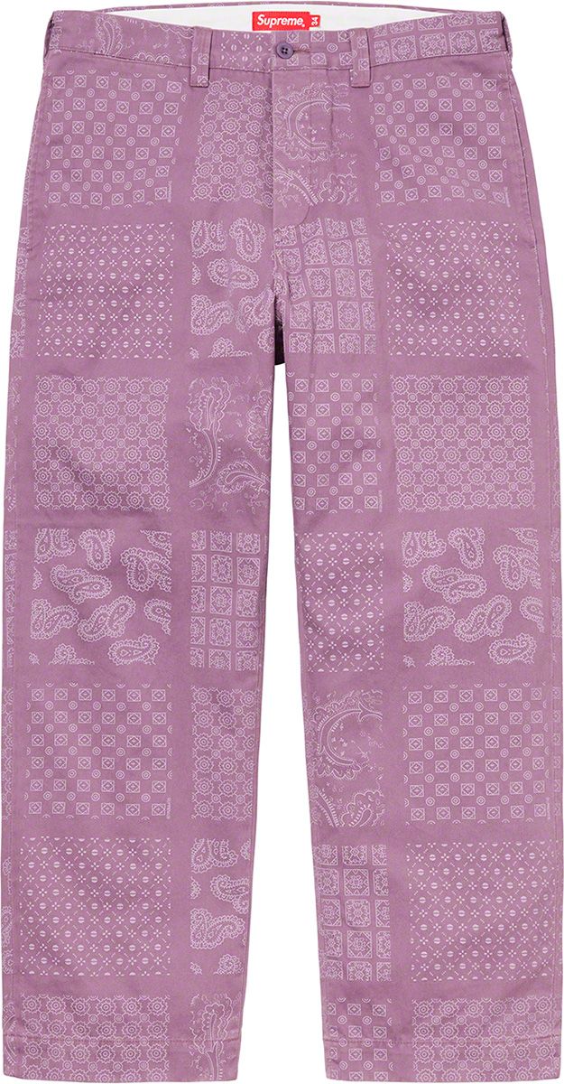 Paisley Grid Chino Pant - Spring/Summer 2020 Preview – Supreme