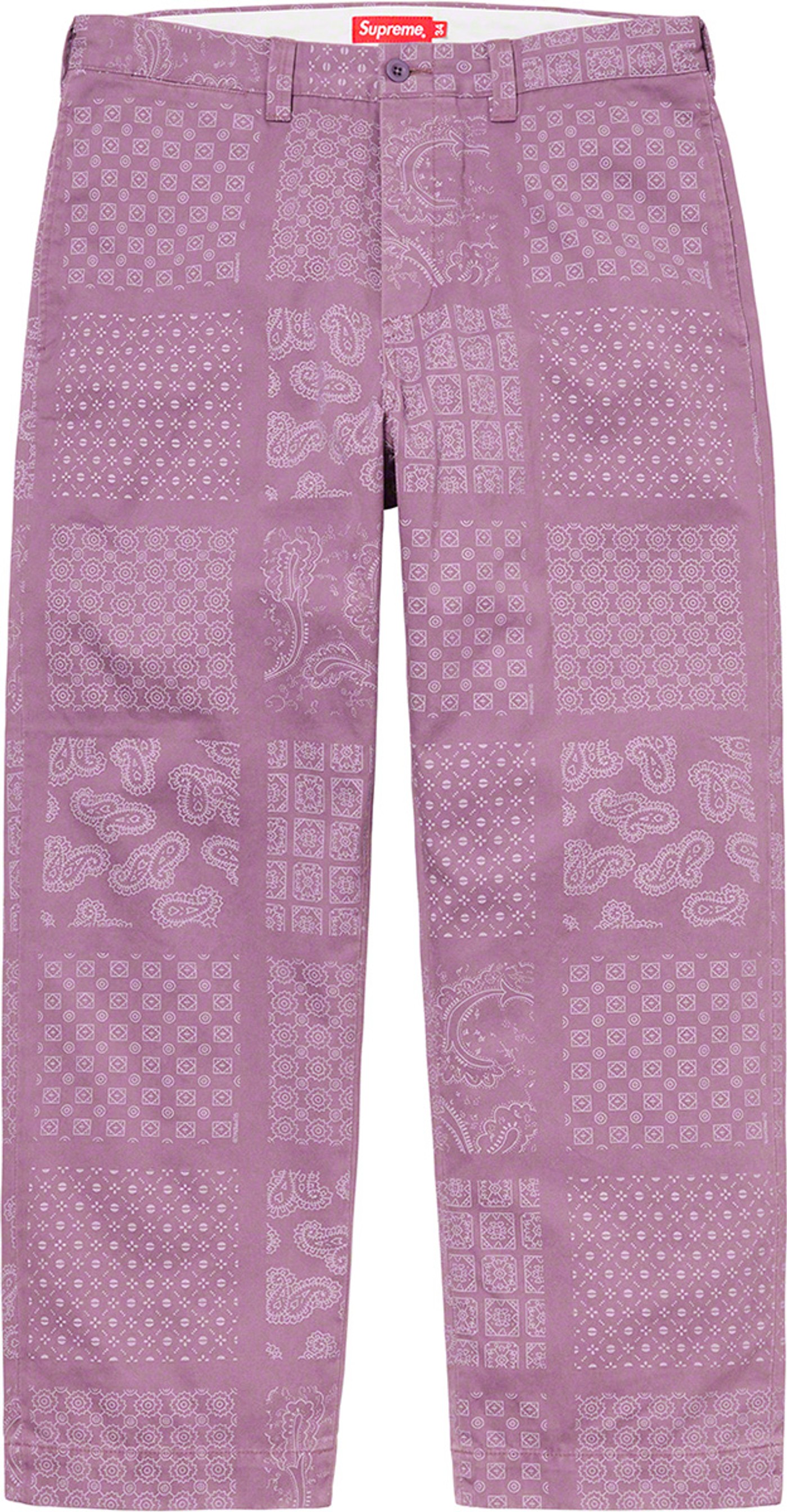 Supreme SS20 Week 7 Pleated Trouser Pleated Trousers Pink SUP-SS20-229 -  KICKS CREW