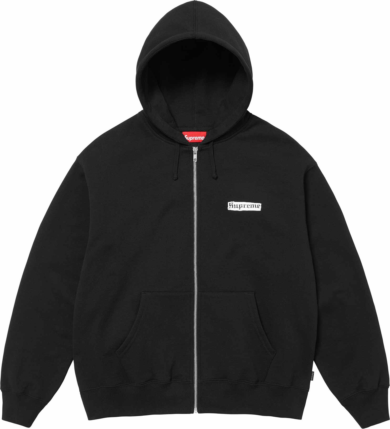 Spread Zip Up Hooded Sweatshirt - Spring/Summer 2024 Preview – Supreme