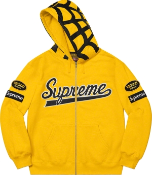 Supreme®/Vanson Leathers® Spider Web Zip Up Hooded Sweatshirt