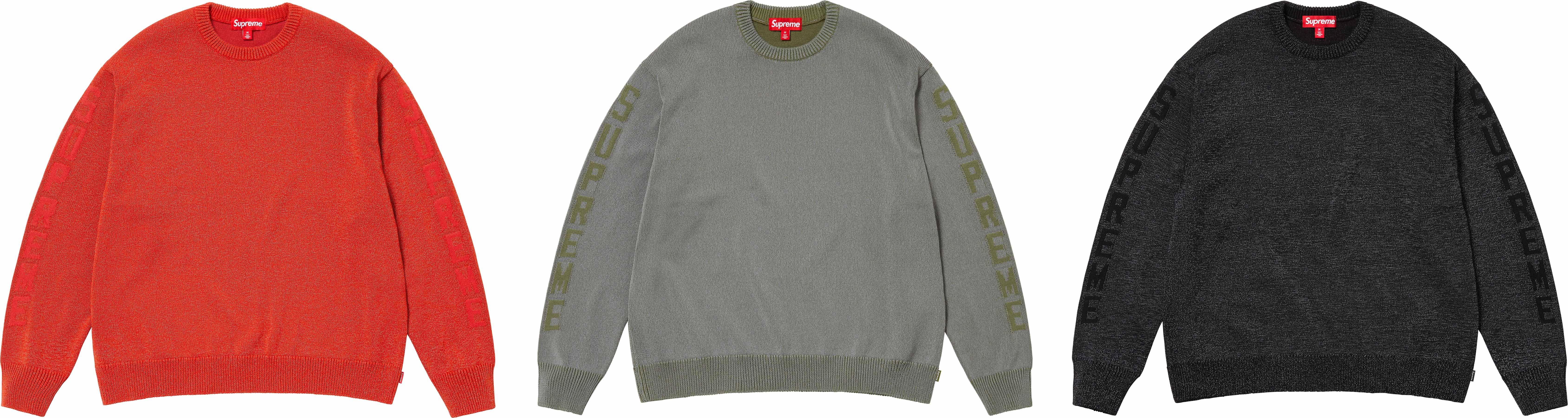 Contrast Arc Sweater - Spring/Summer 2024 Preview – Supreme