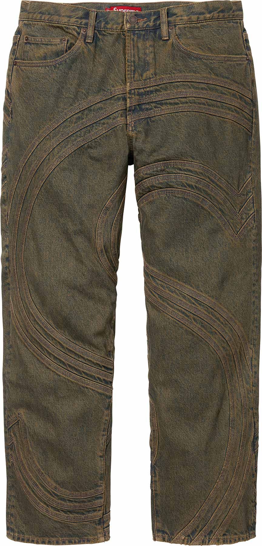 Distressed Loose Fit Selvedge Jean - Spring/Summer 2024 Preview 