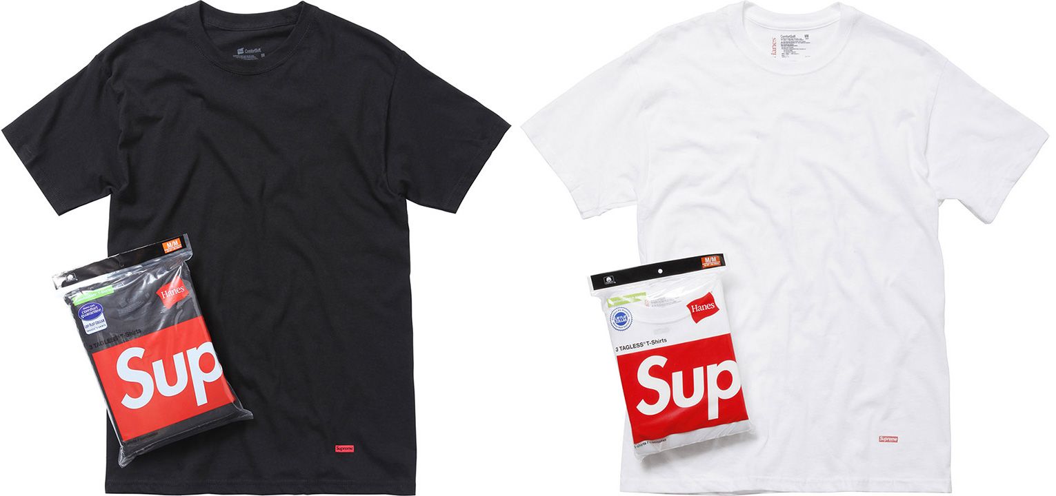 Supreme®/Hanes® Tagless Tees (3 Pack) - Fall/Winter 2020 Preview