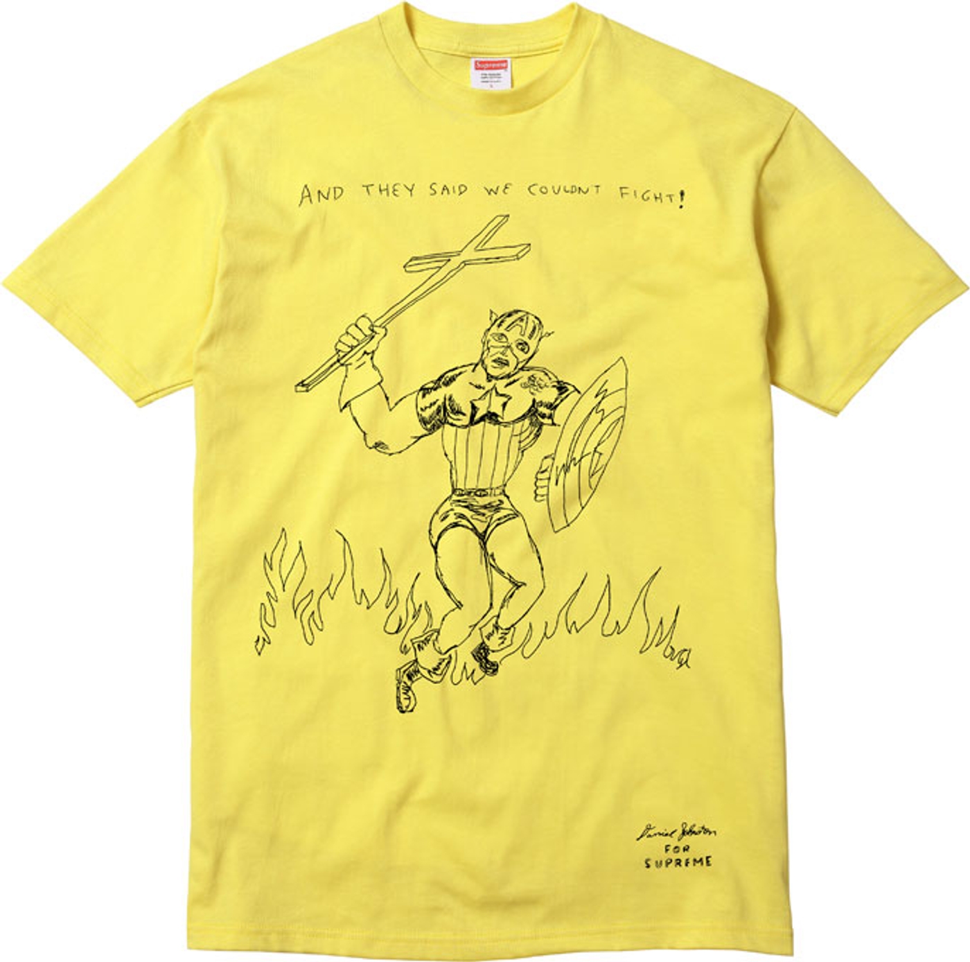 Captain Fight Tee 
All cotton classic Supreme t-shirt (2/9)
