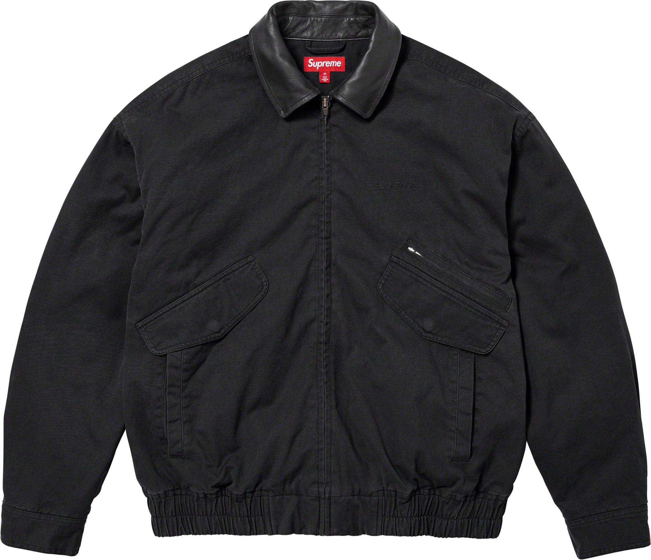Leather Collar Utility Jacket - Fall/Winter 2023 Preview – Supreme