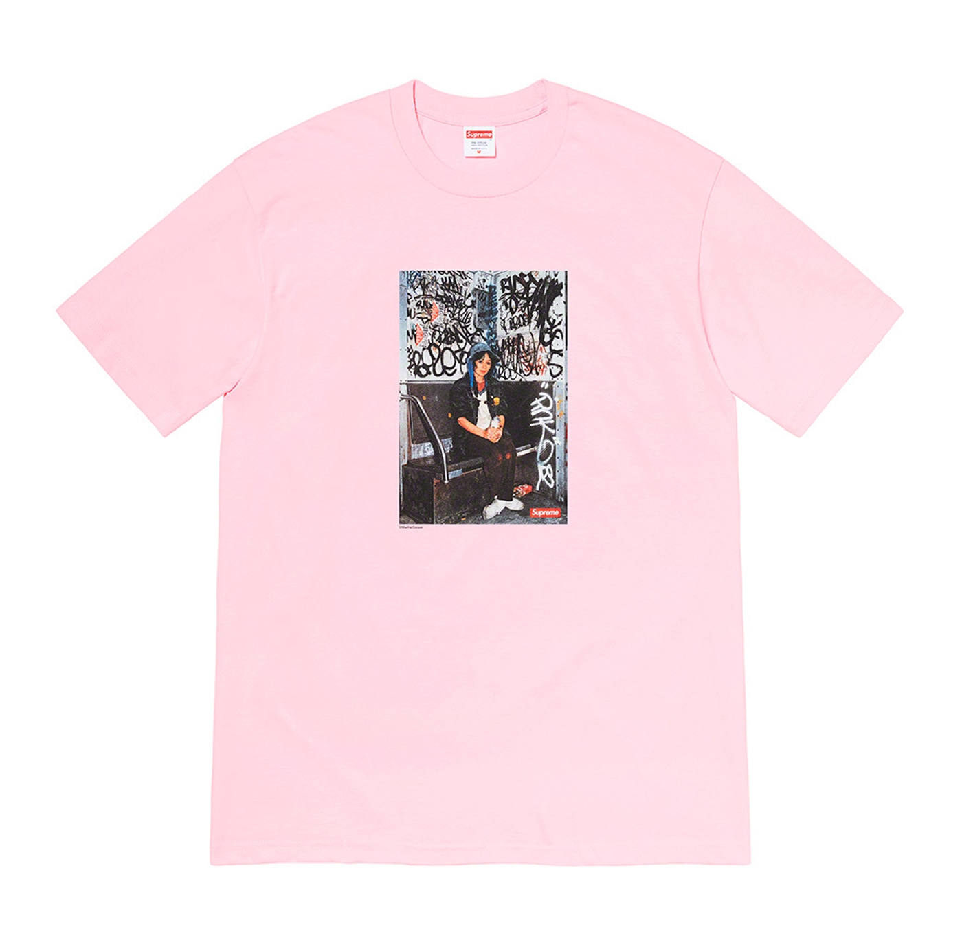 Lady Pink Tee. Original photography by Martha Cooper. (13/20)