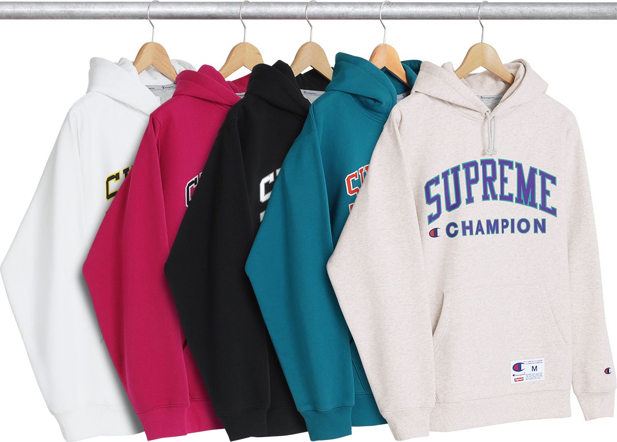 Supreme®/Champion® Hooded Sweatshirt - Spring/Summer 2017 Preview