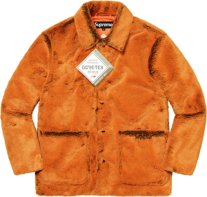 2-Tone Faux Fur Shop Coat