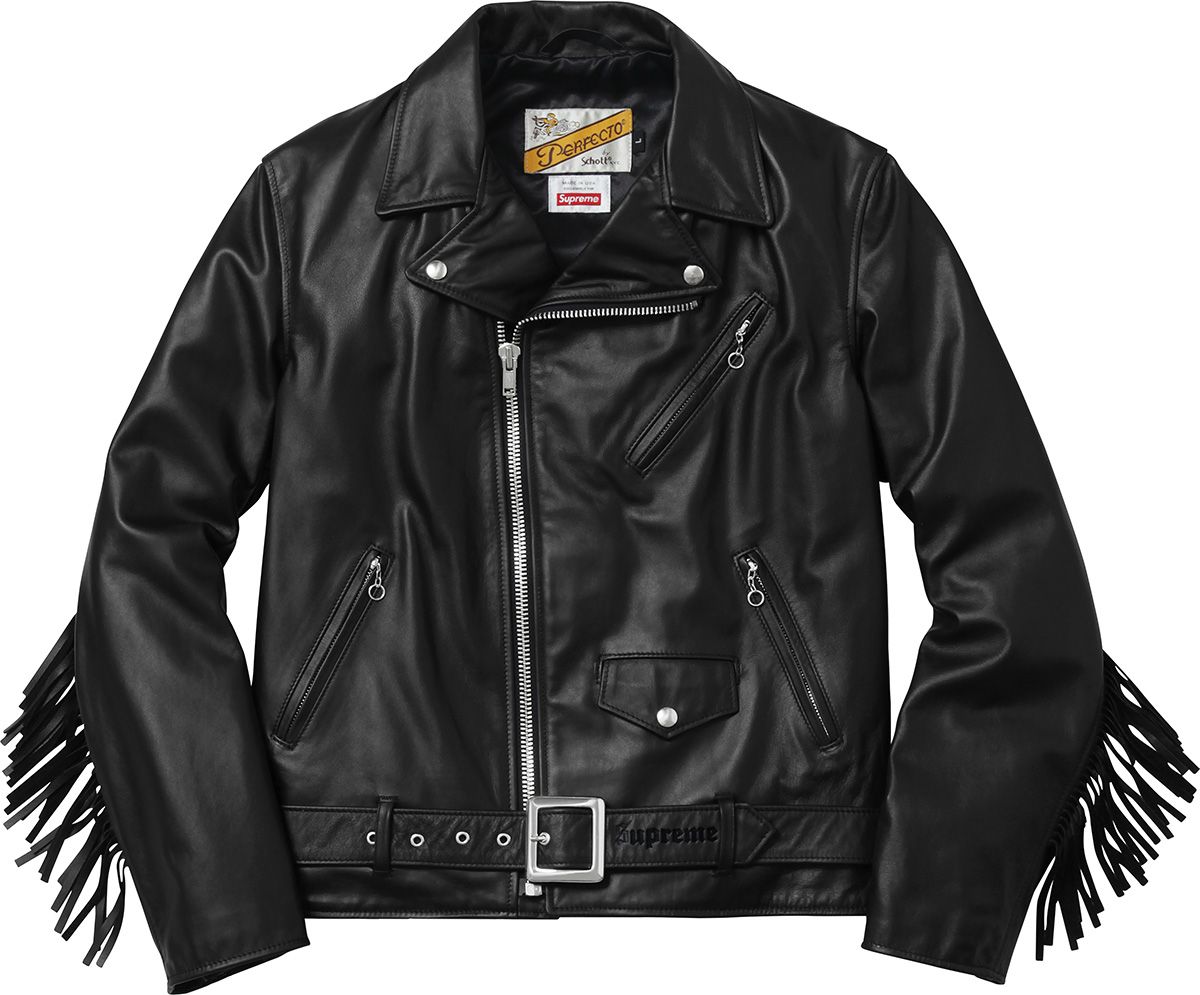 Supreme®/Schott® Leopard Lined Leather Work Jacket - Fall/Winter