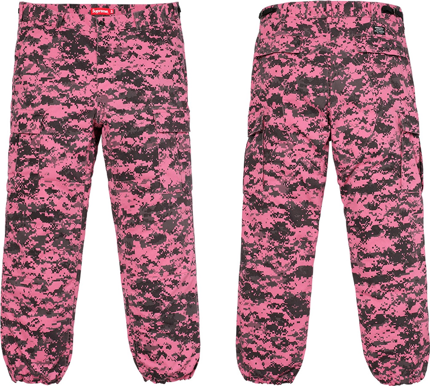 Supreme Realtree Camo Flannel Pant Pink Men's - FW17 - US