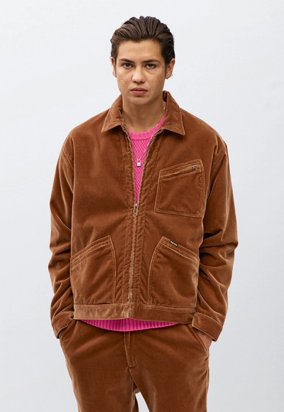 Velvet Work Jacket, Textured Small Box Sweater, Velvet Trouser, Supreme®/Jacob &amp; Co. 14K Gold Lock Pendant image 46