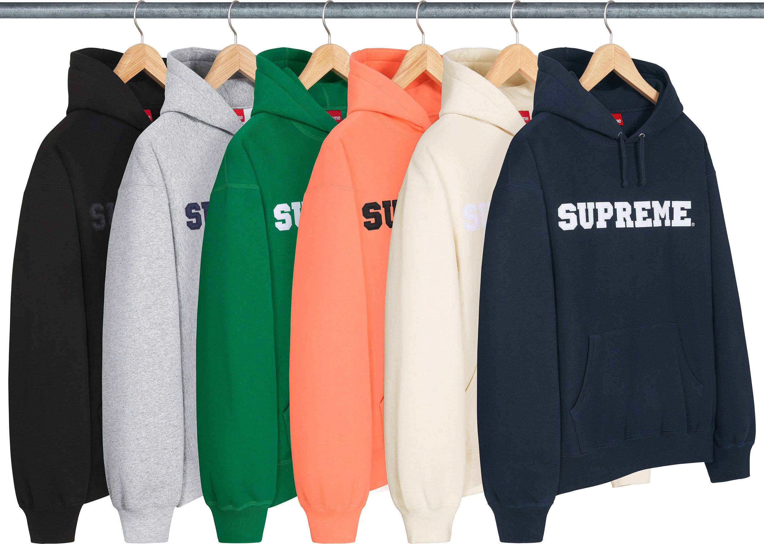 Collegiate Hooded Sweatshirt - Spring/Summer 2024 Preview – Supreme
