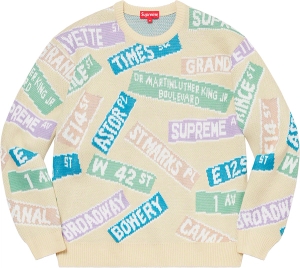 Street Signs Sweater