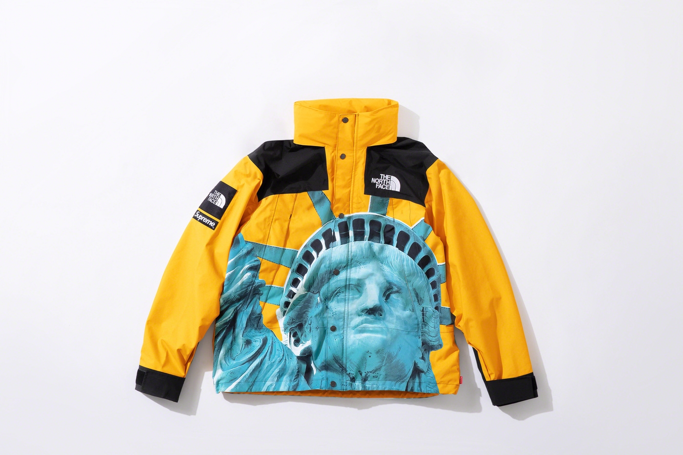 Statue of Liberty Mountain Jacket with packable hood. (19/29)
