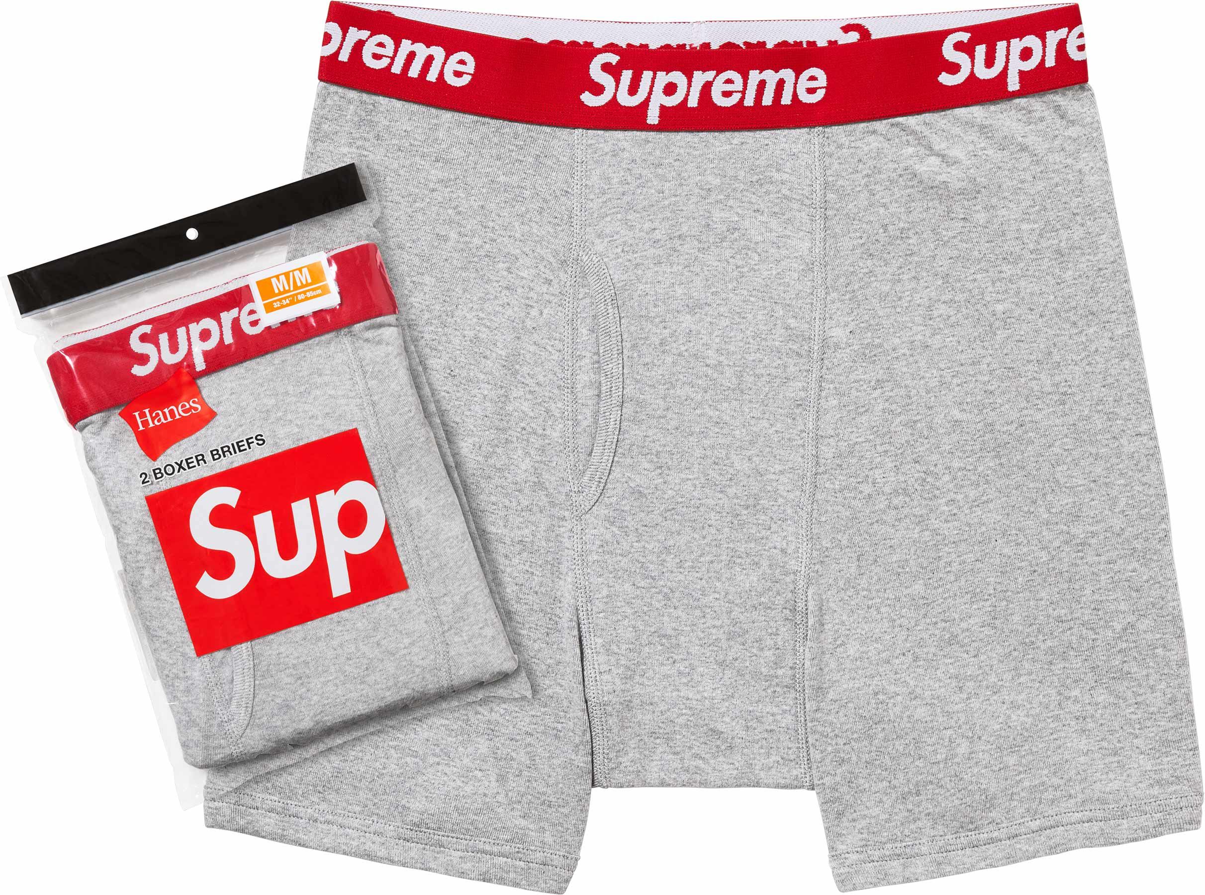 Supreme Hanes Boxer Briefs 2 Pack - Spring/Summer 2024 Preview 